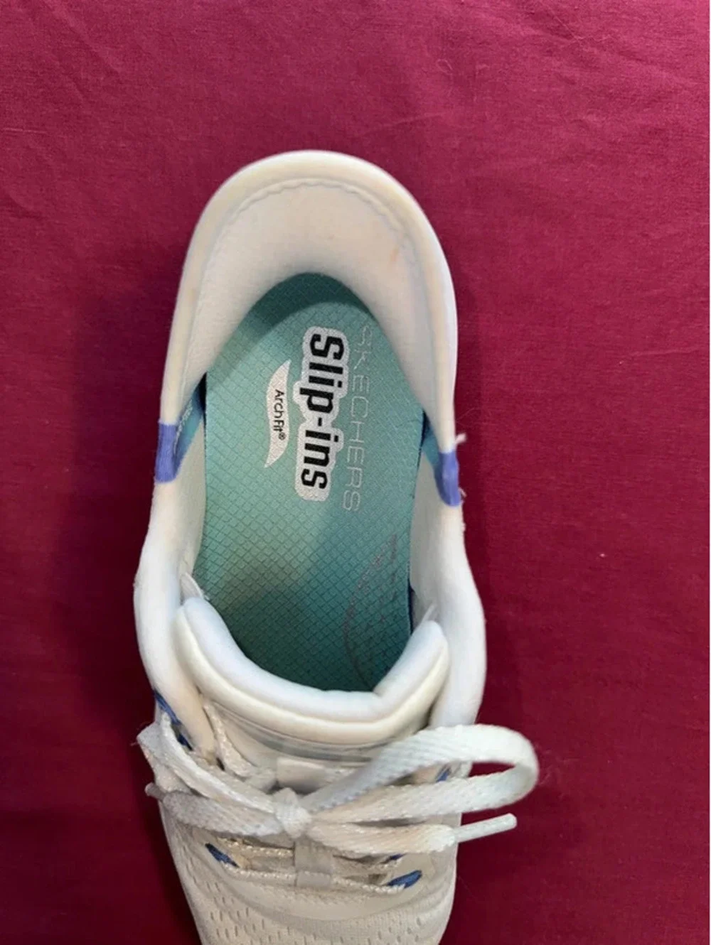 Skechers Slipins 8.5 Women’s white